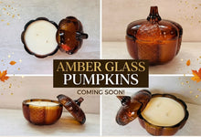 Load image into Gallery viewer, Glass amber Pumpkin
