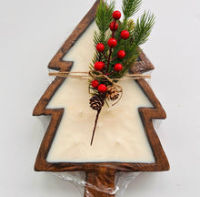 Load image into Gallery viewer, Brown Christmas Tree Bowls