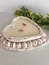 Load image into Gallery viewer, Clay Heart candle