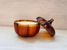 Load image into Gallery viewer, Glass amber Pumpkin