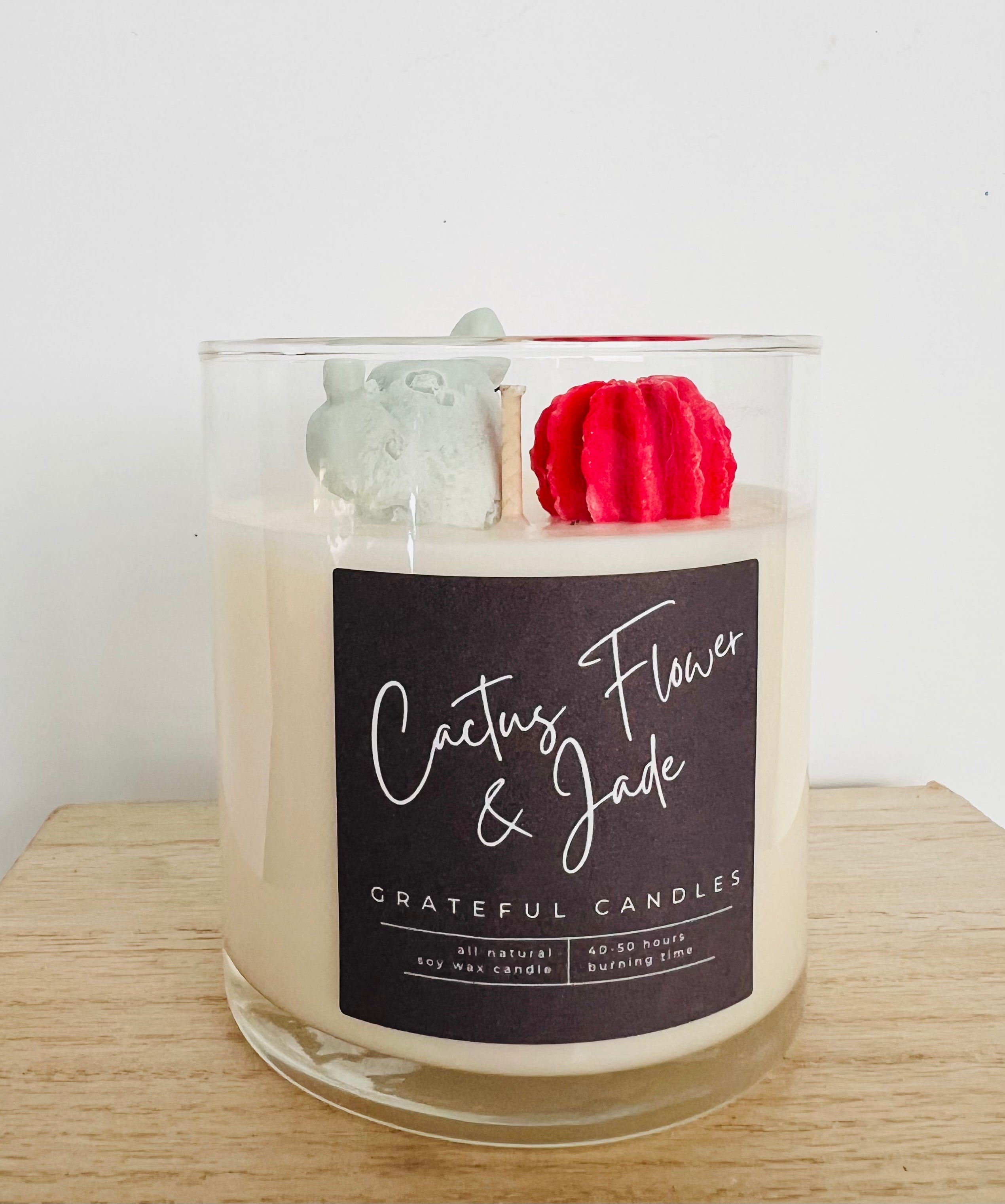 Cactus Flower Candle